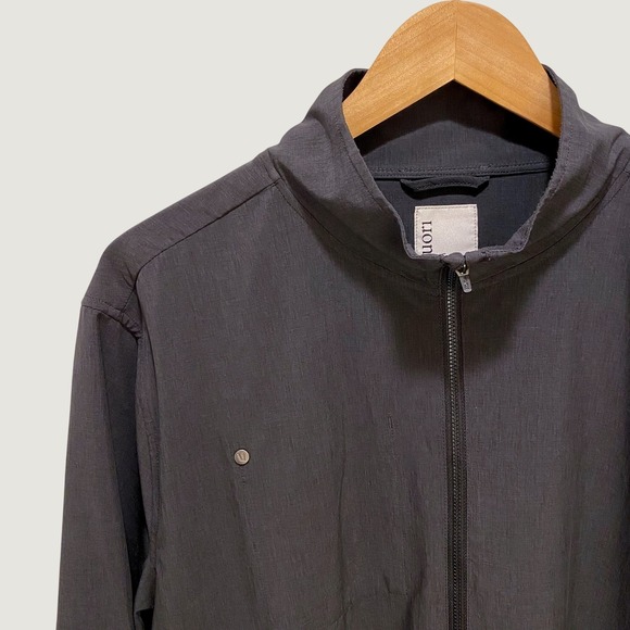 Vuori Other - Vuori Mens XXL Full Zip Performance Jacket Charcoal Grey Stretch Activewear